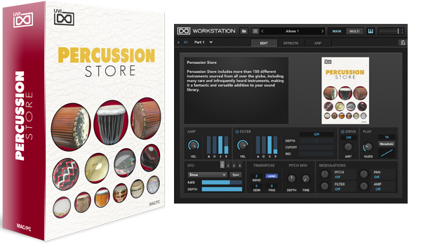 UVI Soundbank Percussion Store v1.2.1 [Falcon]