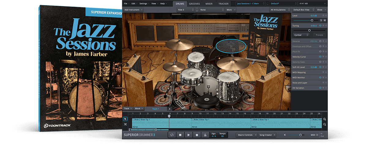 Toontrack The Jazz Sessions SDX (SOUNDBANK) [Superior Drummer]