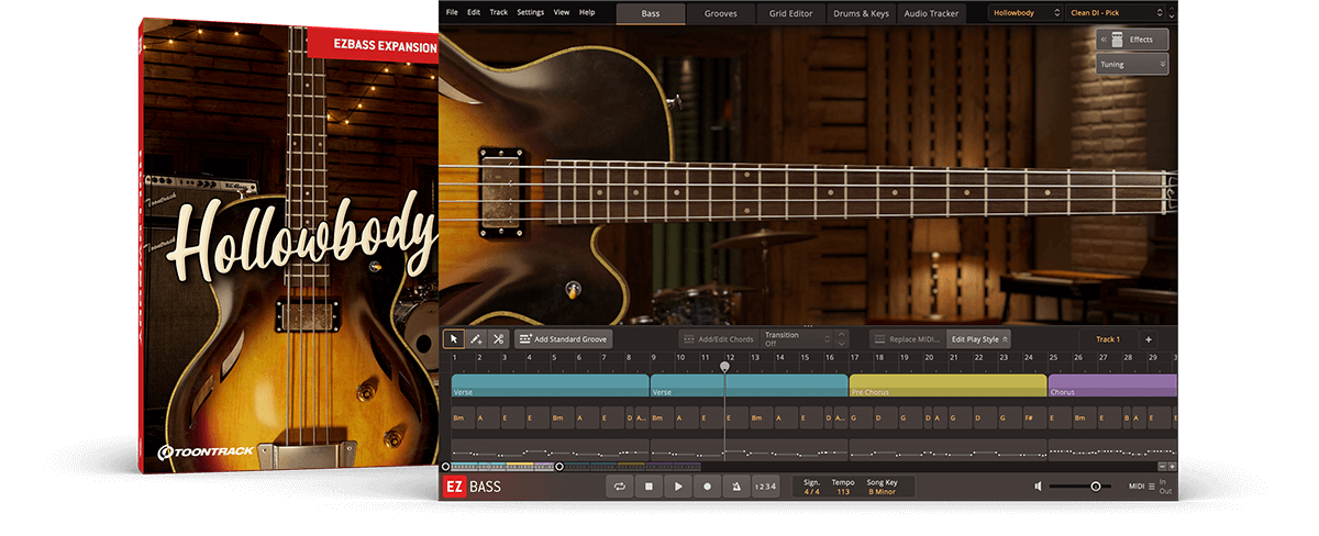 Toontrack Hollowbody EBX v1.0.0 [EBX]